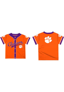 Vive La Fete Clemson Tigers Youth Orange Baseball Short Sleeve T-Shirt