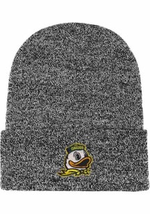 LogoFit Oregon Ducks Black Bueller Mens Knit Hat