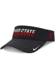 Nike Ohio State Buckeyes Mens Black Practice Ace Adjustable Visor
