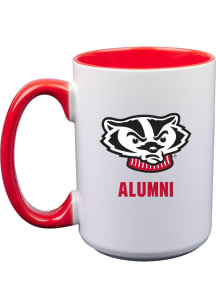 Wisconsin Badgers Alumni 15oz Ceramic Mug - White