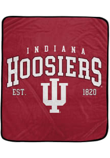 Indiana Hoosiers 50x60 Vintage Arch Fleece Blanket - White