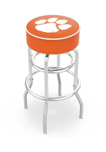 Clemson Tigers Double-Ring Swivel Pub Stool - Black