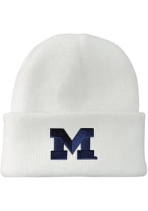 LogoFit Michigan Wolverines North Pole Baby Knit Hat - White