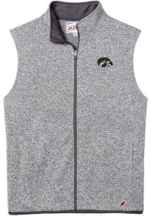 Iowa Hawkeyes Mens Grey Saranac Sleeveless Jacket