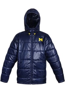 Michigan Wolverines Youth Navy Blue Primary Logo Medium Weight Jacket