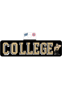 Purdue Boilermakers Cool College Stickers - Black