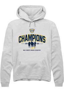 Summit Sportswear Toledo Rockets Mens White 2025 MAC Mens Cross Country Champions Stack Long Sleev..
