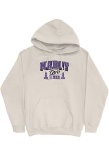 Madison Taylor Northwestern Wildcats Mens Ivory “Two Times” Player Hood