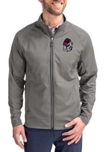 Cutter and Buck Georgia Bulldogs Mens Graphite Adapt Eco Medium Weight Jacket
