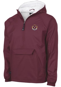 Harvard Crimson Mens Maroon Embroidered Crest Light Weight Jacket