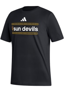 Adidas Arizona State Sun Devils Black Heat Seal Fresh Short Sleeve T Shirt