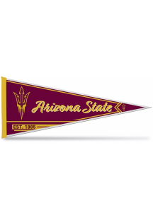 Arizona State Sun Devils Line Est. 12x30 Pennant - Maroon