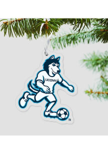 UConn Huskies Jonathan Soccer Ornament - Navy Blue