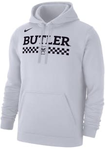 Nike Butler Bulldogs Mens White Basketball Club Long Sleeve Hoodie