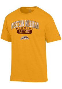 Champion Western Michigan Broncos Gold Pill Alumni Jersey Short Sleeve T Shirt