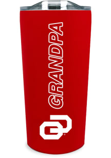 Oklahoma Sooners 18oz Grandpa Soft Touch Stainless Steel Tumbler - Crimson