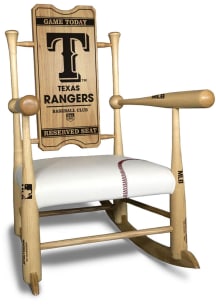 Texas Rangers Memories and Dreams Baseball Bat Rockers