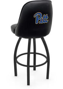 Pitt Panthers Padded Swivel Pub Stool - Black