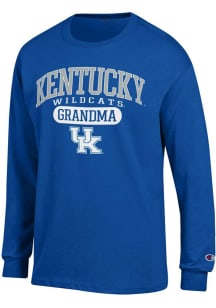 Champion Kentucky Wildcats Blue Pill Box Grandma Jersey Long Sleeve T Shirt