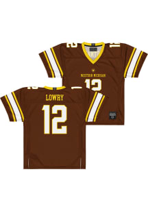 Broc Lowry  Campus Ink Western Michigan Broncos Brown NIL Football Jersey