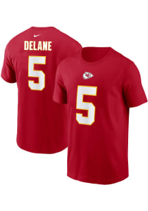 Mansoor Delane Kansas City Chiefs Red Home Short Sleeve Player T Shirt