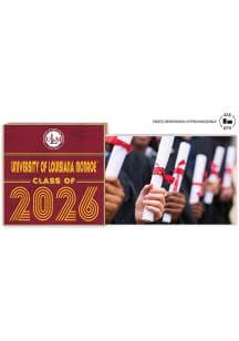 Louisiana-Monroe Warhawks Class of 2026 Floating Picture Frame - Red