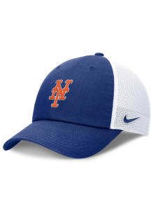 Nike New York Mets Evergreen Club Unstructured Trucker Adjustable Hat - Blue