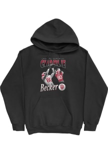 Charlie Becker Indiana Hoosiers Mens Black Illustrated Player Hood