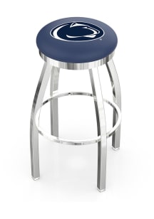Penn State Nittany Lions Chrome Pub Stool - Silver