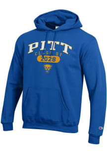 Champion Pitt Panthers Mens Blue Class of 2028 Powerblend Long Sleeve Hoodie