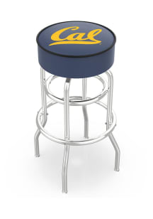 Cal Golden Bears Double-Ring Swivel Pub Stool - Black