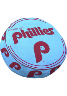 Philadelphia Phillies Vintage Circle Sqwish Pillow Throw Pillow - Light Blue