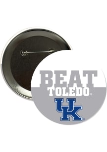 Kentucky Wildcats BEAT Toledo 3" Button - Blue