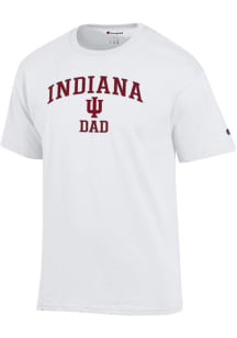 Champion Indiana Hoosiers White Arch Logo Dad Jersey Short Sleeve T Shirt