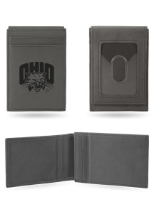 Ohio Bobcats Laser Engraved Mens Bifold Wallet