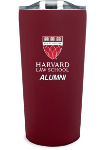 Harvard Crimson 18oz Soft Touch Alumni Law Stainless Steel Tumbler - Maroon
