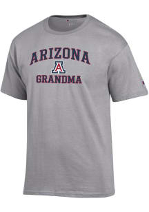 Champion Arizona Wildcats Grey Logo Grandma Jersey Short Sleeve T Shirt