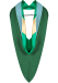 George Mason University BLUE Education Masters Hood Graduation Hood ...