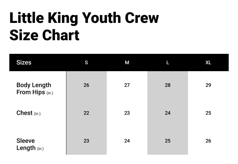 size chart, please contact us for questions about sizing